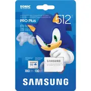Samsung PRO Plus Sonic the Hedgehog™ 512GB MicroSD Card