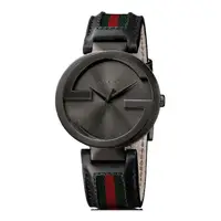 在飛比找蝦皮商城優惠-GUCCI古馳 時尚皮革帶 石英中性腕錶 (YA133206