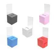Make Order Only Metal Donation Suggestion Fund-Raising Charity Ballot Box
