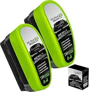 2Pcs Automotive Oil Film Cleaning Brush, 2025 Upgrade Clearvision Car Windshield Cleaner, Clearvision Glass Cleaner, 150mll Reusable Oil Film Cleaning Brush for Car Window, Prevents Rain and Fog