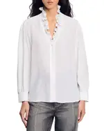 Sandro Lisandro Silk Shirt