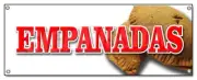 EMPANADAS BANNER SIGN latin restaurant food meat chicken hot pocket