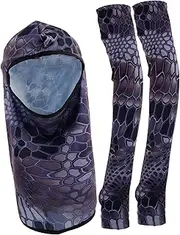 [GRADENEVE] Cycling Head Hat Ski Mask Hood Ski Mask Balaclava Arm Sleeve Gaming Motorcycle Hood Camo Mask Winter Face Mask Balaclava Winter Headwear