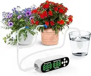 Automatic Flower Watering Timer Potted Plants drip System Digital LED Display Timer with Speaker Programmable Timer Automatically Increase Oxygen for Fish Tank Indoor System