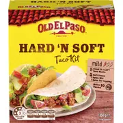 Old El Paso Hard 'n Soft Taco Kit Mexican Style 350g