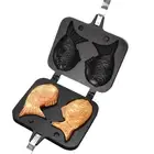 Commercial or Home Use Waffle Maker Pan for Double Fish Shaped Taiyaki Pancake