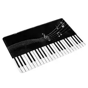Musical Note Printing Non slip Water Absorbent Mat Pad Bathroom Kitchen (2#)