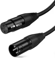 Balanced Microphone Cable XLR Patch Lead Male to Female 3 Pin Extension Mic Cord