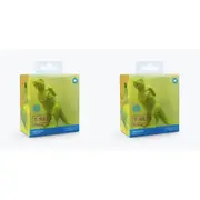 2PK Mustard 9cm T-Rex Dinosaur Highlighter Marker Office School Stationery Lime