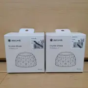 Set Of 2 Snow Peak Crystal Shades Japan Free Ship