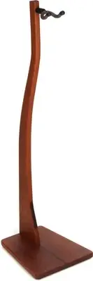 Zither Handcrafted Electric Bass Guitar Stand - Mahogany