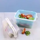 Silicone Vegetable Containers Foldable Fresh Wrap Bag Shut Bag Cooking