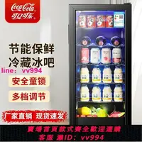 在飛比找樂天市場購物網優惠-可口可樂冰吧家用冷藏柜小型冰箱超市飲料保鮮展示柜辦公室紅酒柜