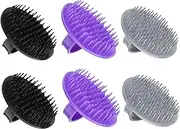 FOYTOKI 6pcs Hair Cleansing Brush Scalp Massage Brush for Gentle Hair Washing Including Thick and Curly Portable Design for Easy Use Random Color