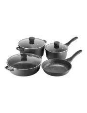 [The Cooks Collective] Classic Non-Stick Cookset 4 Piece in Black