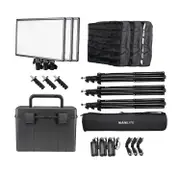 Nanlite Lumipad 25 soft LED panel 3KIT with batts, charger ,stands grids and hard case