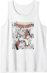 [Marvel] Spider-Man The Amazing Spider-Man Comic Panels Poster Tank Top