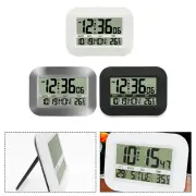 Practical LCD Wall Clock with Alarm and Temperature Functions for Everyday Use