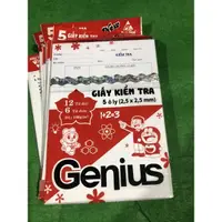 在飛比找蝦皮購物優惠-Genius 試紙 5 杯 12 對 6 張不油膩墨水單張,