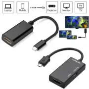 1080P Full HD Micro USB to HDMI HD TV AV TV Converter Adapter MHL Cable P&P d