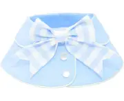 Dog Bandanas Pet Bibs Adjustable Plaid Triangle Scarf Square Neckerchief Washable Bibs for Small Medium Large Dogs and Cats