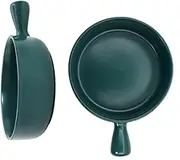 LALADEFIEE Fruit Salad Bowl with Insulated Handle for Cooking and Baking Versatile Kitchen Food Noodle Bowl for Home Use Green March Shipment
