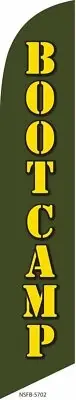 Bootcamp Fitness Advertising Feather Banner Swooper Flag, Replacement Flag Only