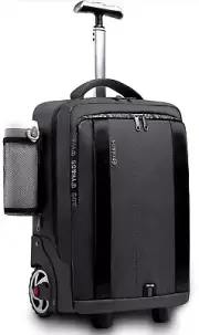 YH&GS 18” Wheeled Luggage Backpack For Travel Business College-New!!
