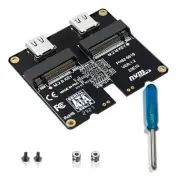M.2 NVMe SATA SSD Enclosure Adapter Card 4TB JMS581 Type-C USB3.1 Gen27876