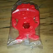 Robot Bike Reflector Kelloggs Cereal Toy Premium 1985 Transformer Shogun Red