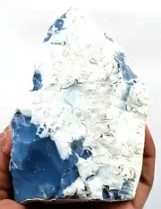 Sky-Blue Opal 2243.0 Ct Natural IGL Australia Uncut Rough Loose Gemstone 5JJM