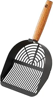 Fenteer Cat Litter Scoop Mesh Scooper Sifting Pet Cleaning Tools Sieve Cleaning Tool Kitten Waste Lifter for Rabbits Kitty Bunny, Long Stripe