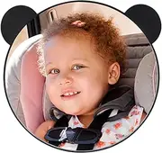 Car Seat Mirror - Car Seat Mirror for Baby Rear Facing | Bear Ears Rearview Monitor Shatterproof Adjustable, Child Safety Backseat Vehicle Accessories for Travel Road Trip