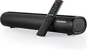 Soundbar for TV Devices, Mini Soundbar TV with 2.0 Channels, 5.0 Speakers, 3 Equalizer Modes, Wireless 30 W Bluetooth Soundbar for Optical/Auxional/USB Port/Bluetooth/AUX/HDIM