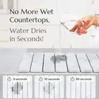 Foldable Kitchen Drying Pad Super Absorbent Diatomaceous Earth Stone Mat