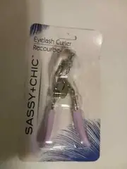 Sassy + Chic Eyelash Curler PURPLE Beauty Makeup Tool NEW