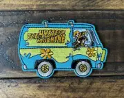 Scooby Doo Cartoon Mystery Machine Van Embroidered Iron On Patch