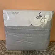 SKY Comforter Cover Set King 500 TC 100% Pima Cotton Embroidery Pair Line @