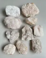 Bulk Lot Pink Apophyllite Clusters (pack of 10) K225
