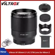 Viltrox 85mm F1.8 STM AF Full-Frame Lens For Nikon Z Mount Z5 Z50 Z6 Z6II Z7II