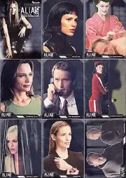 ALIAS SEASON 2 2003 INKWORKS COMPLETE FOIL BASE CARD SET 81 GARNER TV