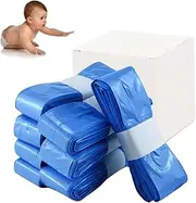 8-Pieces Nappy Bin Refills, Biodegradable Nappy Bags Scented, Smellproof Nappy Sacks Compatible with Various Refill Cassettes, Capacity of 290 Nappies(Blue)