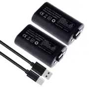 Rechargeable Battery 2 Pack For XBox Series X/S Controller & USB-C Charger Cable