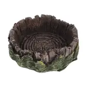 Reptile Drinking Basin Resin Turtle Snake Lizard Feeding Dish Bowl Water Feeder