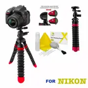 12" FLEXIBLE PRO LIGHTWEIGHT TRIPOD WITH QUICK RELEASE FOR NIKON D3400 D5600