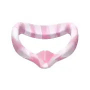 Silicone Vr Eye Cover For Oculus Quest 2 - Anti-Sweat - White Pink