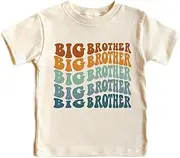 [Generic] Big Brother Retro t Shirt, Vintage Brother Shirt, Promoted to Big Brother Shirt, Pregnancy Announcement tee