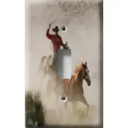 SnazzySwitch Wrangler Decorative Light Switch Plate Cover