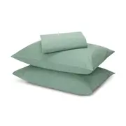 500 Thread Count Australian Grown Cotton Sheet Set - King Bed, Sage