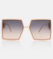 [Dior Eyewear] Dior Eyewear 30Montaigne SU oversized sunglasses One Size pink